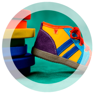 Lemovky aplikace na dětské botě